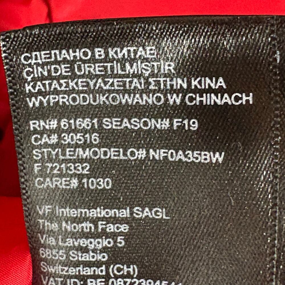 The North Face Womens Gotham Jacket II Goose Down Insulated Red Size Medium - Picture 10 of 16